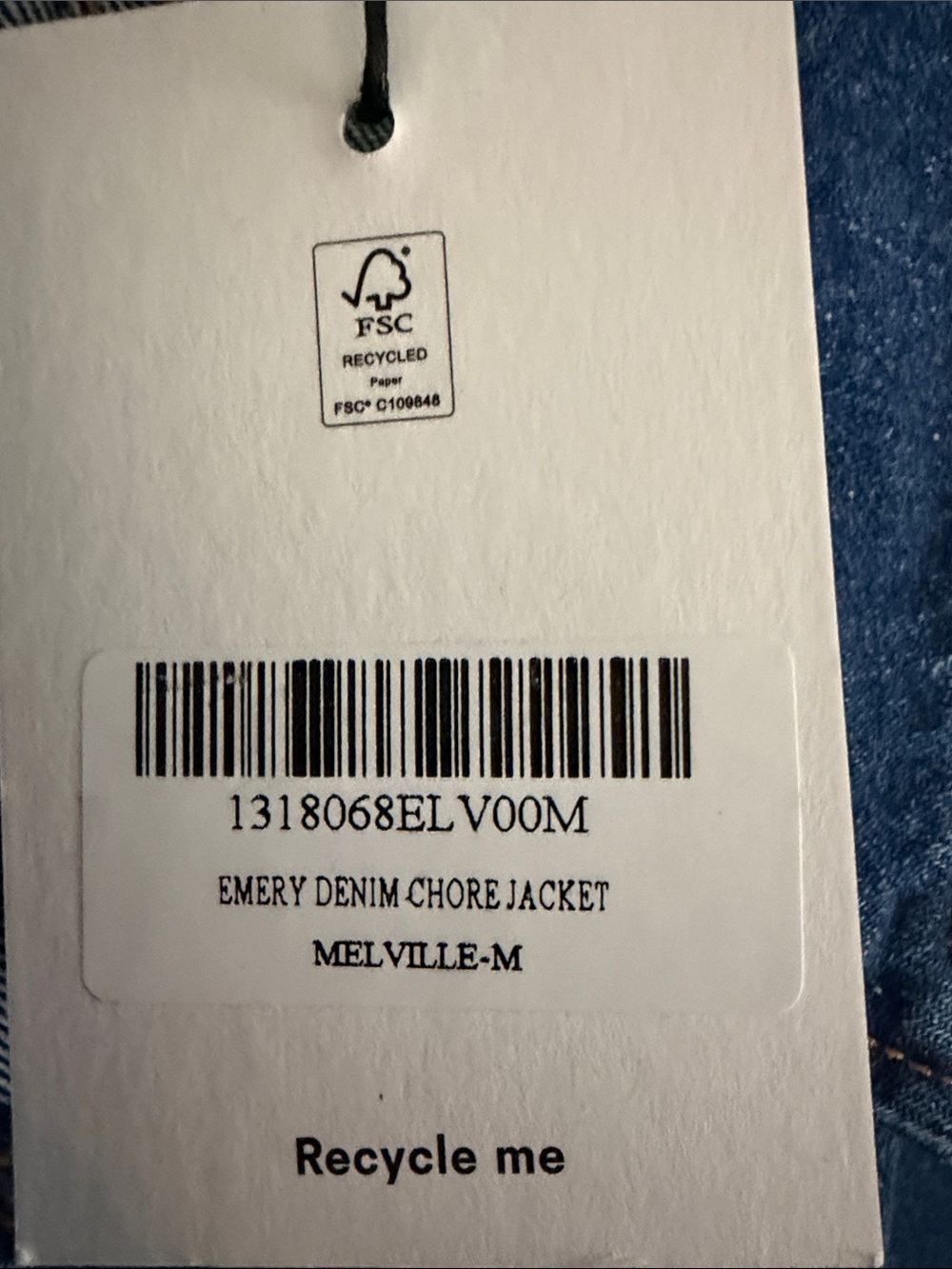 Women’s Denim chore jacket by reformation - Blue - Picture 5 of 6